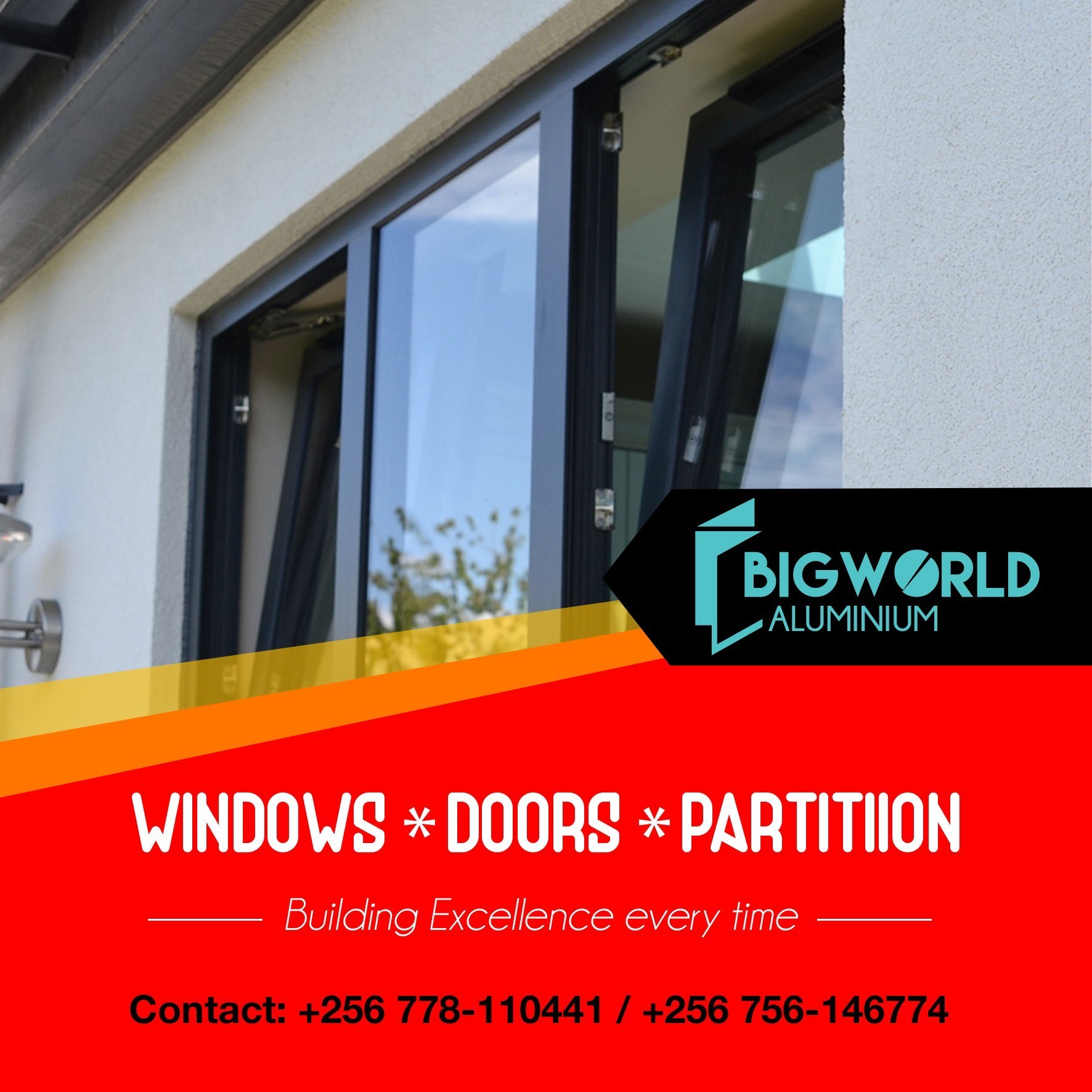 0778110441 Bigworld Aluminium Windows and Doors in Uganda